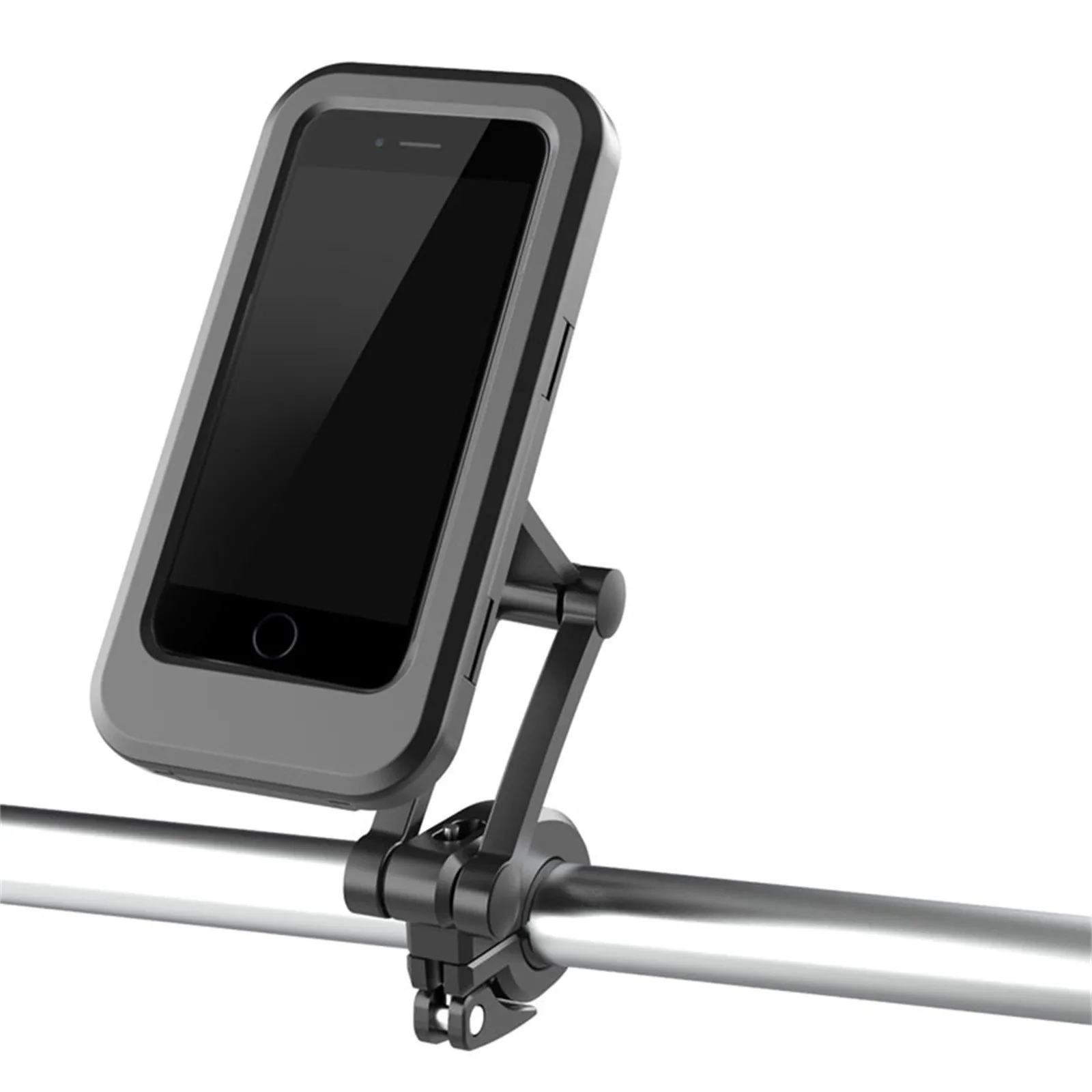 Закопчалка за колоездене телефон, водоустойчив държач за мобилен телефон, въртящи се на 360 градуса, калъф за мотоциклетни телефон, универсално закрепване за телефон на кормилото на велосипеда