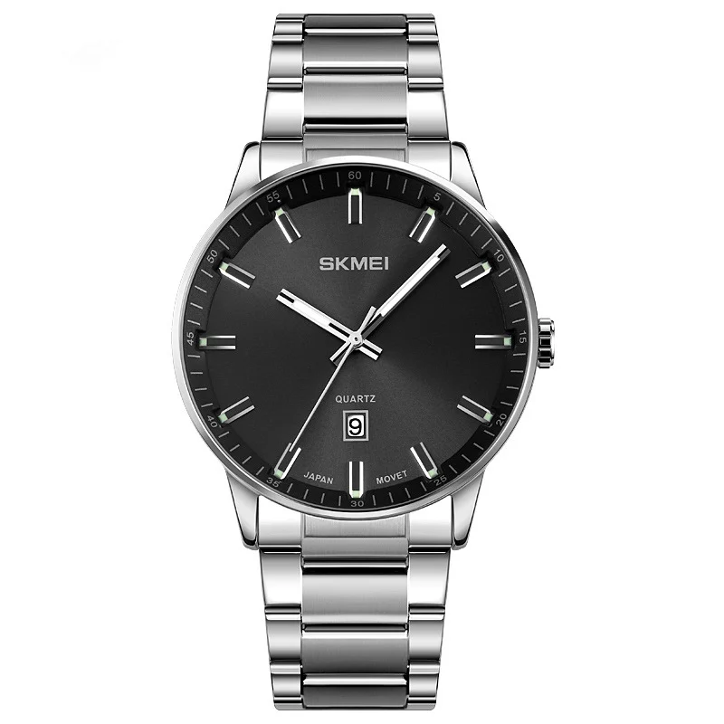Модерен, делови, високо качество, автентични, многофункционален, водоустойчив мъжки кварцов часовник