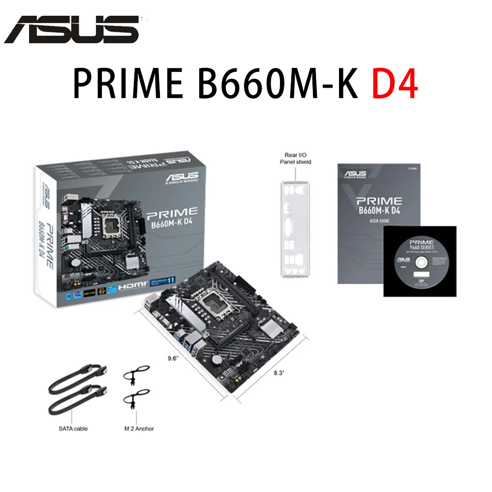 НОВА дънна Платка Intel Core i5 12490F + ASUS PRIME B660M-K D4 LGA 1700 64GB PCIe®4.0 M. 2 DDR4 HDMI® Настолен процесор Intel 12th 13th