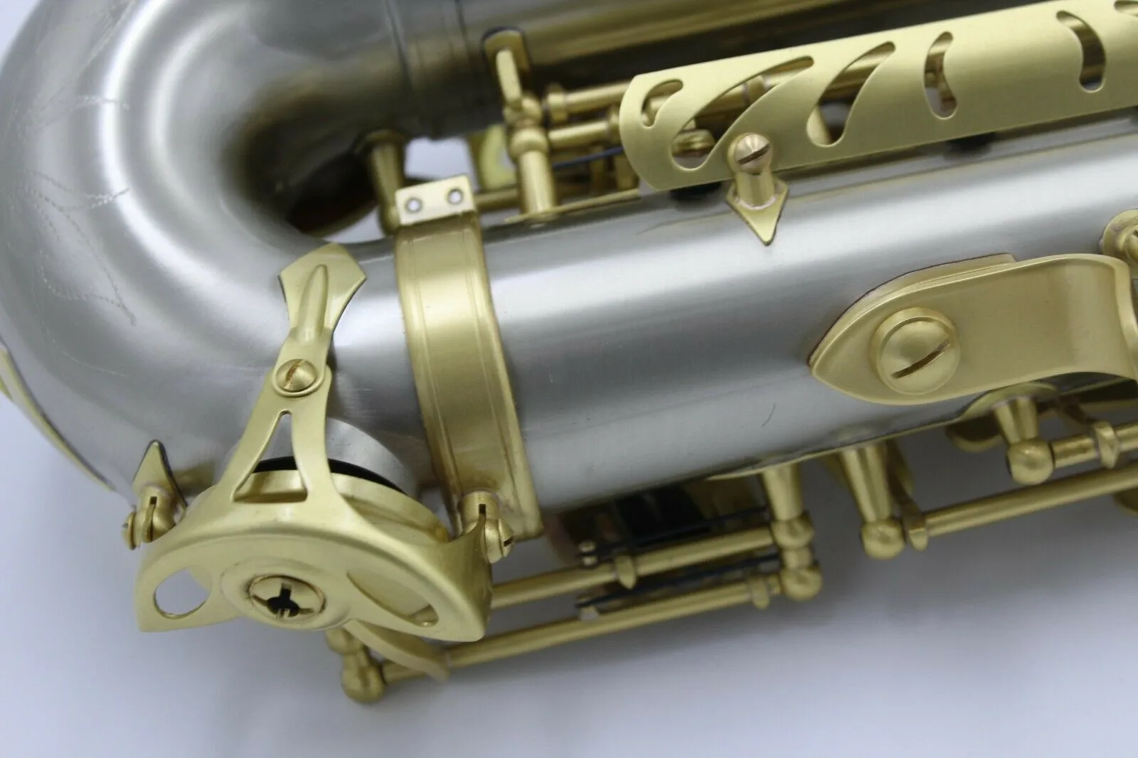 MARGEWATE Алт саксофон Eb Tune Месингови ключове със златно покритие Професионален музикален инструмент с калъф Безплатна доставка