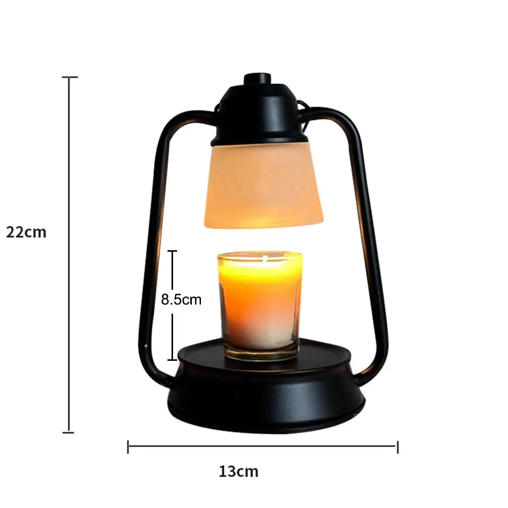 Лампата за подгряване на свещите YOUZI с 2 крушки, Керосин лампа във формата на свещ голям размер За топене на свещи отгоре надолу