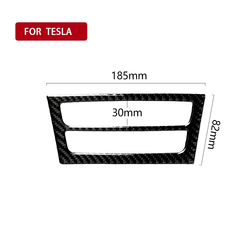 Вътрешна делото вентилационна панели от въглеродни влакна за Tesla Model X 2014-2019