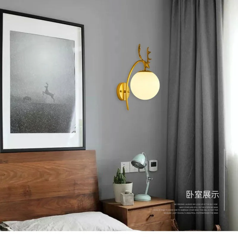 Луксозен стенен лампа задна светлина с индивидуален дизайн в хола на хотела, Телевизор фон на стената, Нощно шкафче за спалня, монтиран на стената лампа