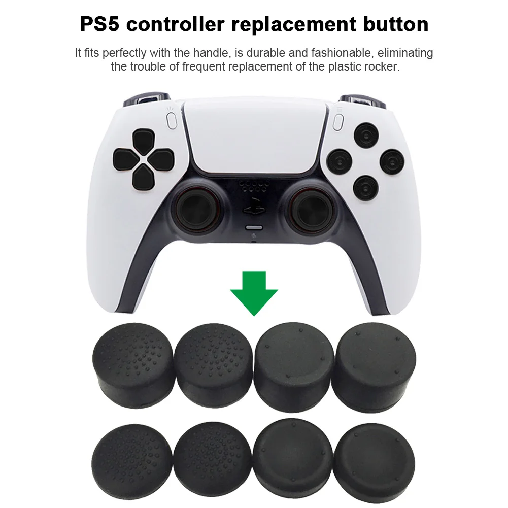 8 бр., дръжка за палец, капачка, за да се PS5/PS3/Xbox 360, Аналогова дръжка за по-големи пръсти, на кутията