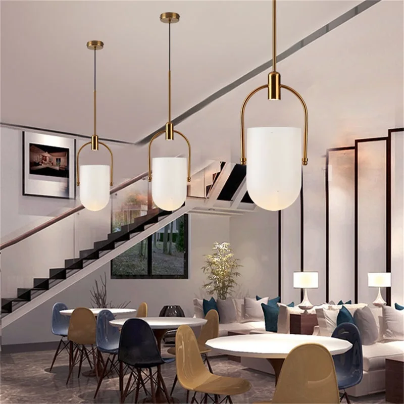 Креативен окачен лампа TYLA Nordic, модерни прости led крушки, лампи за дома трапезария