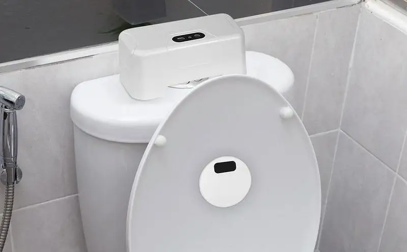Инфрачервен сензор за автоматично почистване на тоалетната чиния, умна баня, автоматична система за почистване на тоалетната чиния, умен клапан, Сензора зачервяване на лицето, аксесоар за баня
