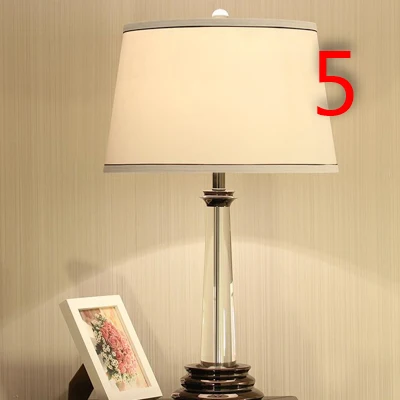 Американската 10326 светла луксозен кристален полилей, крушка за дневна, проста медни кръгли лампи, лампа в стил постмодерното