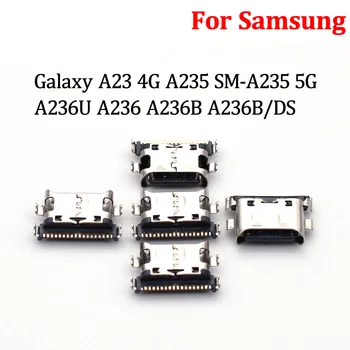 10 бр. Зарядно За зарядно устройство, Конектор за Зареждане чрез USB, Пинов Конектор За Samsung Galaxy в а23 4G A235 SM-A235 5G A236U A236 A236B A236B/DS