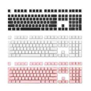 108 ключове OEM Keycaps За превключватели Cherry MX, механична клавиатура, RGB прозрачна совалка