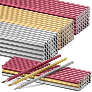 120 бр. Молив за заварчици на Метални маркировочный молив шестостенни метални цветен маркировочный инструмент, за да проверите за вик, таблици, дърводелец