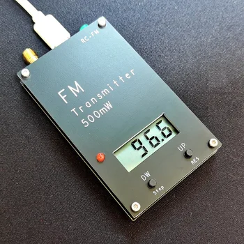 2000 М FM трансмитер Цифров дисплей 0,5 W 500 Mw Стерео 76-108 М (директен снимка)