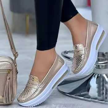 2023 Дамски Вулканизированная обувки Модерен Дишащи спортни обувки На дебела подметка Ежедневни Удобни Демисезонная Дамски обувки
