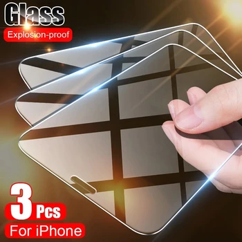3/2/1 БР Закалено Стъкло за iPhone 13 11 12 Pro Max Защитно Стъкло фолио за екрана на iPhone 13 XR XS X Max 7 8 6 Plus SE 2020