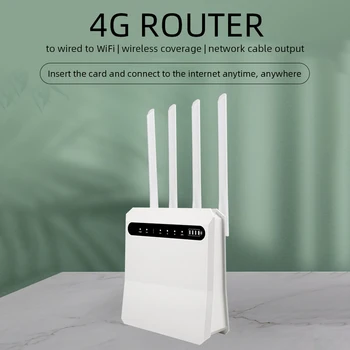 300 Mbit/s, 4G Безжичен Рутер, Рутера със СИМ-картата, Точка за достъп Wi-Fi 802.11 b/g/n, Функция за заключване на честотата, Щепсела и да играе, 4G WiFi Рутер