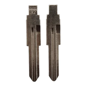 32 # Универсално неразрезное нож за откидного ключ от дистанционното управление Fudi 32 # Празно нож за ключ без резитба за автомобилния ключ дистанционно управление