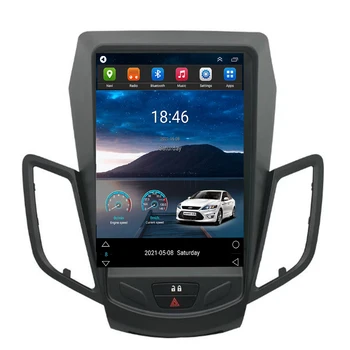 5G LTE Tesla Style 8-ядрен авто Android мултимедиен навигационен плейър, Радио, GPS, Стерео за Ford Carnival 2009-2015 Камера