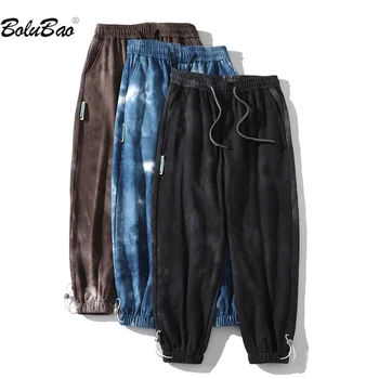 BOLUBAO 2023, Улични ежедневни панталони за мъже, Дишащи прилепнали панталони-корсет от чист памук, висококачествени дизайнерски топли Панталони за мъже
