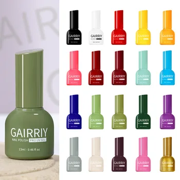 Gairriy 13 мл Гел-лак за нокти, 48 цвята, 1 бр., блестящ полупостоянный UV-led лак за нокти, на кабинковия лак за нокти