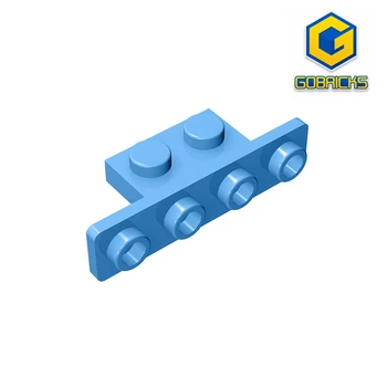Gobricks GDS-638 ъглова плоча 1X2/1x4 дървен материал е съвместима с 10201 2436 детски образователни строителни блокове на 