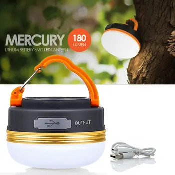 Led лампа за къмпинг Мощност от 10 W И 20 W с преносим спешни осветление Magne, лампа за палатка, USB Акумулаторна нощен окачен лампа за разходки на открито