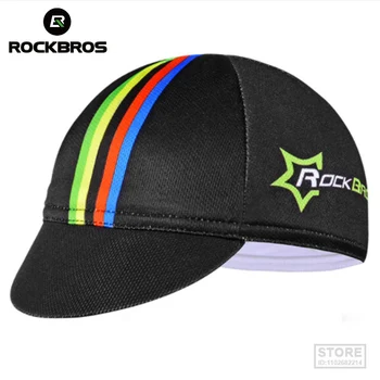 ROCKBROS, Велосипедна превръзка на главата, Велосипеди каска, Кормило облекло, Шапка за мъжкия състезателен велосипед, Многоцветен шапчица за езда свободно размер