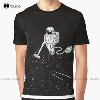 Space Cleaner Графична Тениска, Риза за рождения Ден За Момчета, Тениски с дигитален печат, Подарък за Коледа, Нова Популярна Градинска Облекло Xxs-5Xl