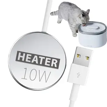 USB-мини-аквариумный нагревателен прът за аквариум с малки рибки 30С, Аквариумный нагревател на постоянна температура, Потопяема термостат, нагревател 10 W