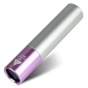 UV Led фенерче от алуминиева Сплав 365Нм Преносим UV фенерче С Перезаряжаемым Увеличение Светло лилаво