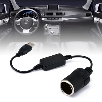 Автомобилни Запалки с конектор USB от 5 до 12 v, Адаптер за конвертор, кабел контролер, Штекерный конектор, Аксесоари за интериор на автомобил