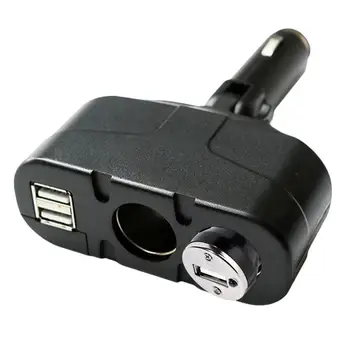 Адаптер за кола Зарядно устройство за Кола Зарядно Устройство за Запалката Двоен Многопортовый 12-24 В USB адаптер За Таблети, Смартфони, Зарядно За Телефон, Кола