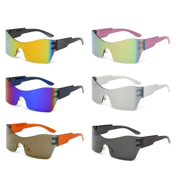 Без рамки слънчеви очила, Професионални велосипедни очила, очила за шофиране, със защита от ултравиолетови лъчи, Модерен плажни очила 2023, Слънчеви очила