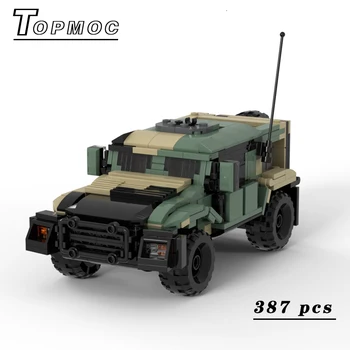 Военна техника Hawkei Многоцелеви модел леки бронирани превозвачи, градивните елементи на MOC, монтаж, набор от детски играчки, подаръци