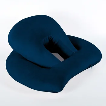 Възглавница за лице за сън с дрямка, Пенопластовая възглавница с бавен отскок, с куха структура за подпомагане на гърба на спящ, преносима