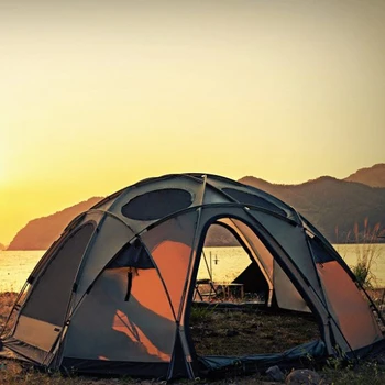 Гореща разпродажба, голям прозорец куполна палатка, химикалка палатка за нощуване на открито