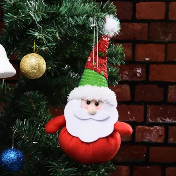 Гореща Разпродажба Коледен Снежен Дядо Коледа Кукла На Коледна Украса За Дома Занаяти Коледно Дърво Прозорец Декорация Декорация Натал Навидад