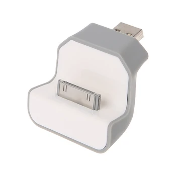 Докинг станция за зареждане чрез USB, безжична стенни зарядно за Apple iPhone4