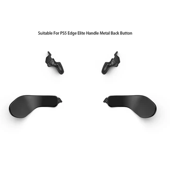 За PS5 Edge Elite Grip Метални задните клавишите от 4 теми, преносими аксесоари за PS5 Elite Grip, висящи черен цвят