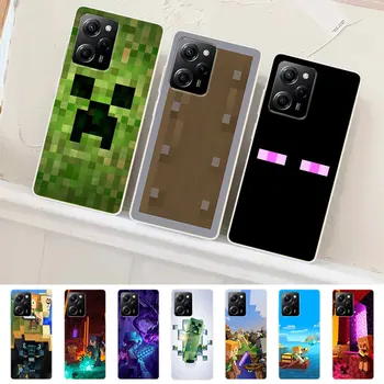Калъф Mine C-Crafts World за Xiaomi Poco X5 M5s X3 NFC M5 X4 GT F3 F2 M3 Pocophone F1 M4 M2 Pro Мек Прозрачен Калъф За телефон от TPU