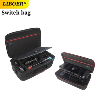 Калъф за носене на Nintendo Switch и аксесоари, Защитно устойчива пътна твърда чанта за съхранение Switch Lite/OLED-версия
