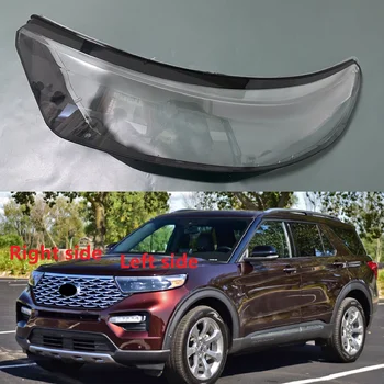 Капак фарове на колата за Ford Explorer 2020 2021 2022 американската версия на Лещи фарове абажури във формата на миди се заменя оригиналното стъкло