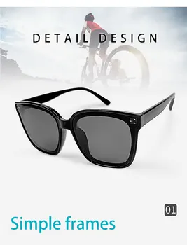 Класически Слънчеви очила в Голям Рамки За Жени, Женски Слънцезащитен Крем, Поляризирани Пътни Дамски слънчеви Очила с Антирефлексно Покритие GM