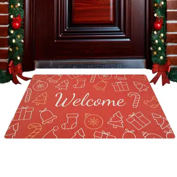 Коледен подложка за спални, Добре дошли подложка за входната врата, Коледна украса за дома, Стълбище, Гараж, Балкон, Кухня