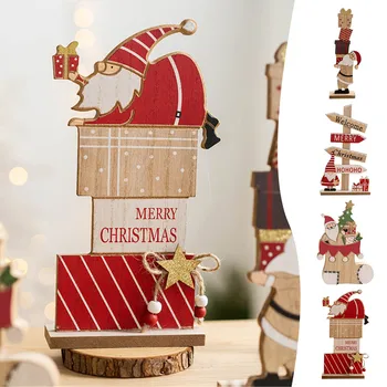 Коледна Маса Дървени Орнаменти Плотове За Ваканционен Дом Декорации За Партита, Коледни Аксесоари Коледна Украса 2024
