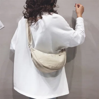 Модни Чанти за през рамо, за Жени, по-Голямата Голям Чанта на рамото, Лесна Чанта под Мишниците, Обикновена Чанта за Кнедлите, Ежедневни Чанти