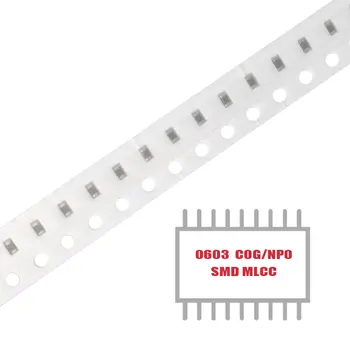 МОЯТА ГРУПА 100ШТ SMD MLCC CAP CER 0.4 PF 250V NP0 0603 Многослойни керамични кондензатори за повърхностен монтаж в наличност