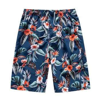 Мъжки бански, плажни къси панталони с еластичен колан и завязками, летни плажни къси панталони с джобове, външни ежедневни панталони