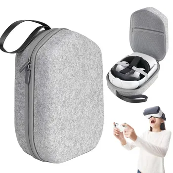 Преносими очила за виртуална реалност, калъф за носене, защитна чанта за съхранение, твърда чанта на ЕВА, за Oculus Quest 2, Аксесоари за дистанционно управление