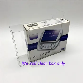 Прозрачен защитен калъф от PET материал за игралната конзола PSPGO Версия за САЩ, Япония, кутия за съхранение на колекции с прозрачен дисплей
