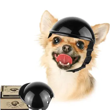 Размери на Защита за каране на мотоциклет и байкере За домашни любимци Средни дейности Предпазна каска, домашен любимец, малко куче, градинска шапчица от 2 до главата на кучето,