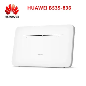 Рутер HUAWEI 4G Pro B535-836 LTE 300 Mbit/s, Двухдиапазонная точка за достъп Wi-Fi, Слот за карти Micro SIM, 4 Gigabit Ethernet порта, на Път Cat 7 CPE
